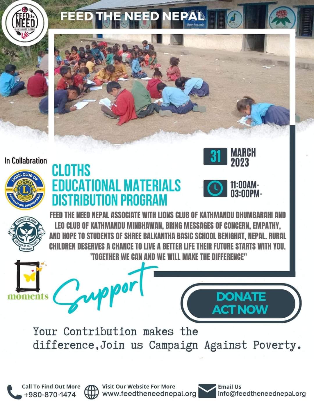 Clothes and Stationary Donation 