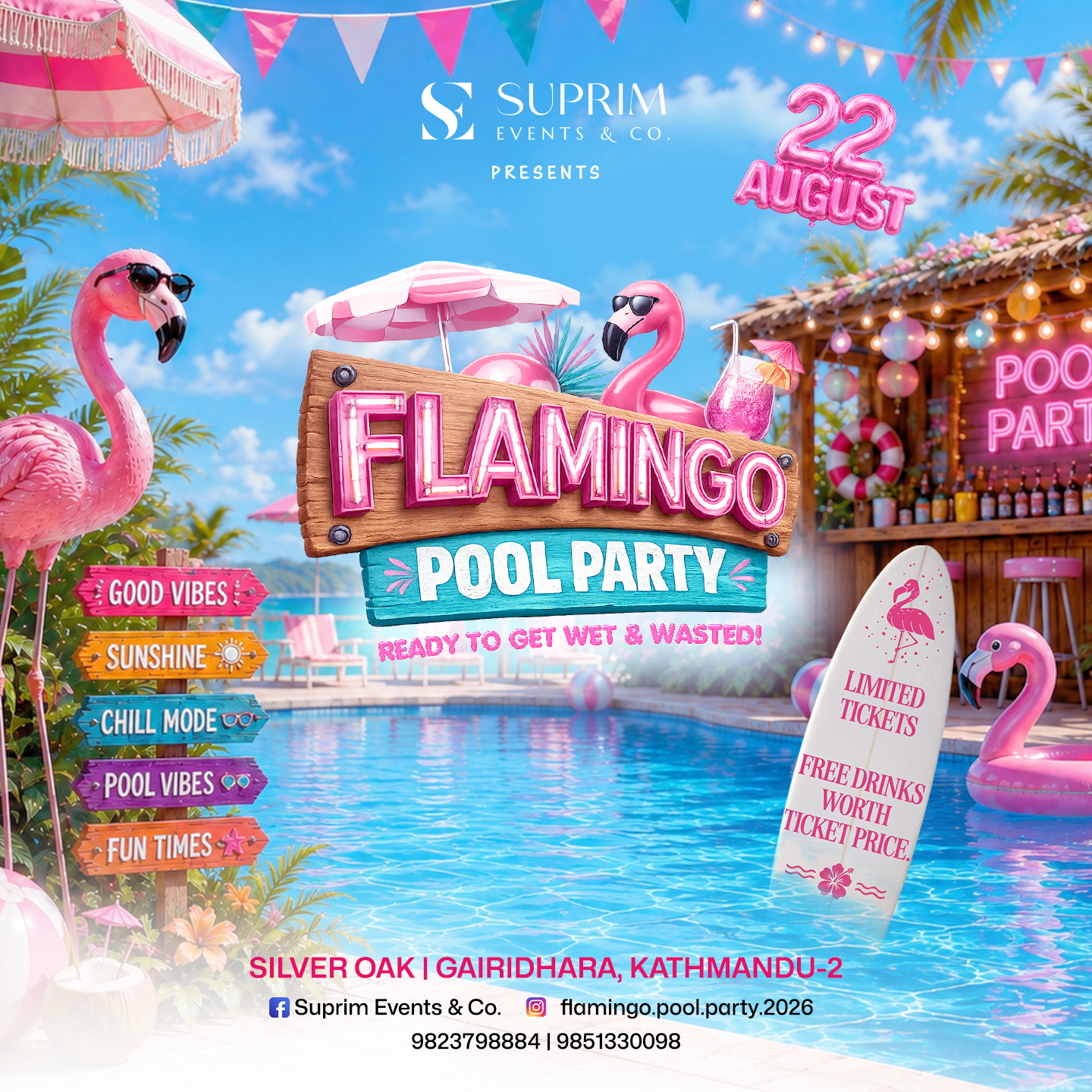 Flamingo Pool Party
